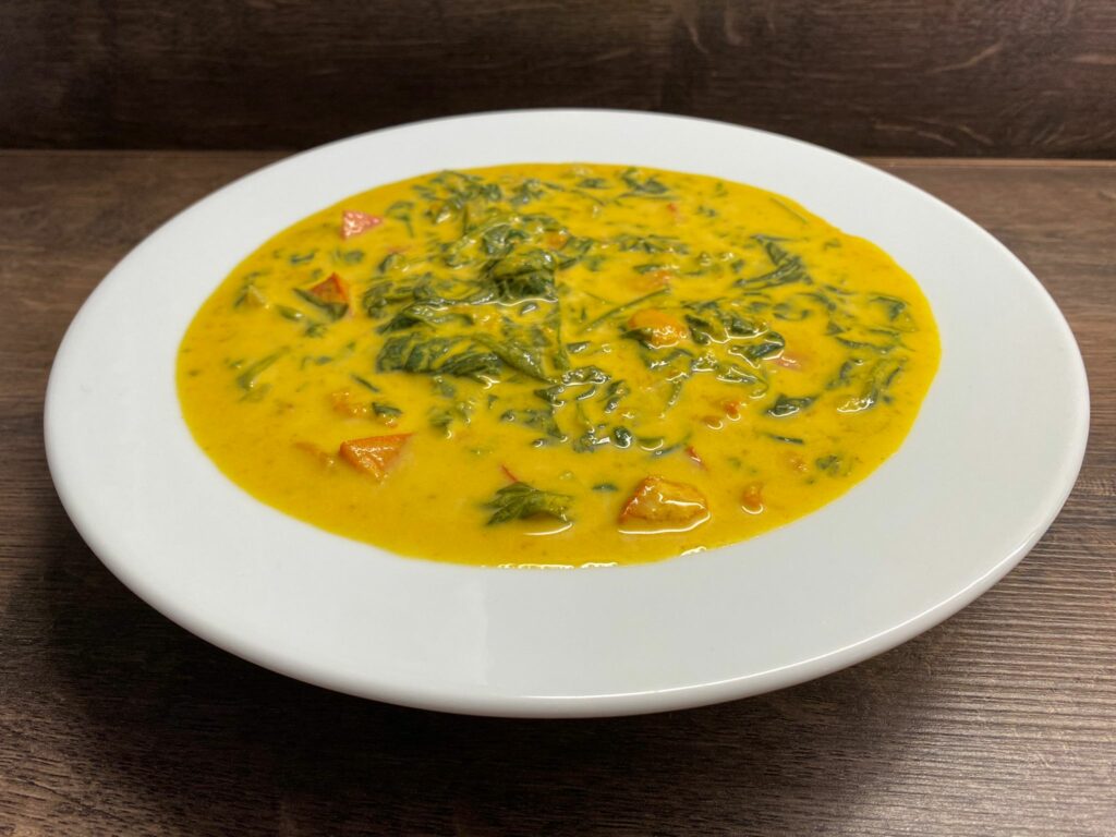 Kürbis-Spinat-Suppe